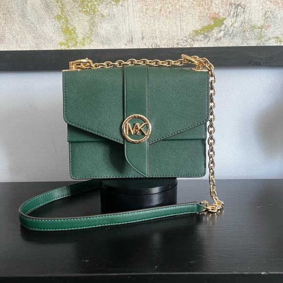 Michael Kors Handbags - MICHAEL KORS
Greenwich Small Saffiano Leather Crossbody Bag